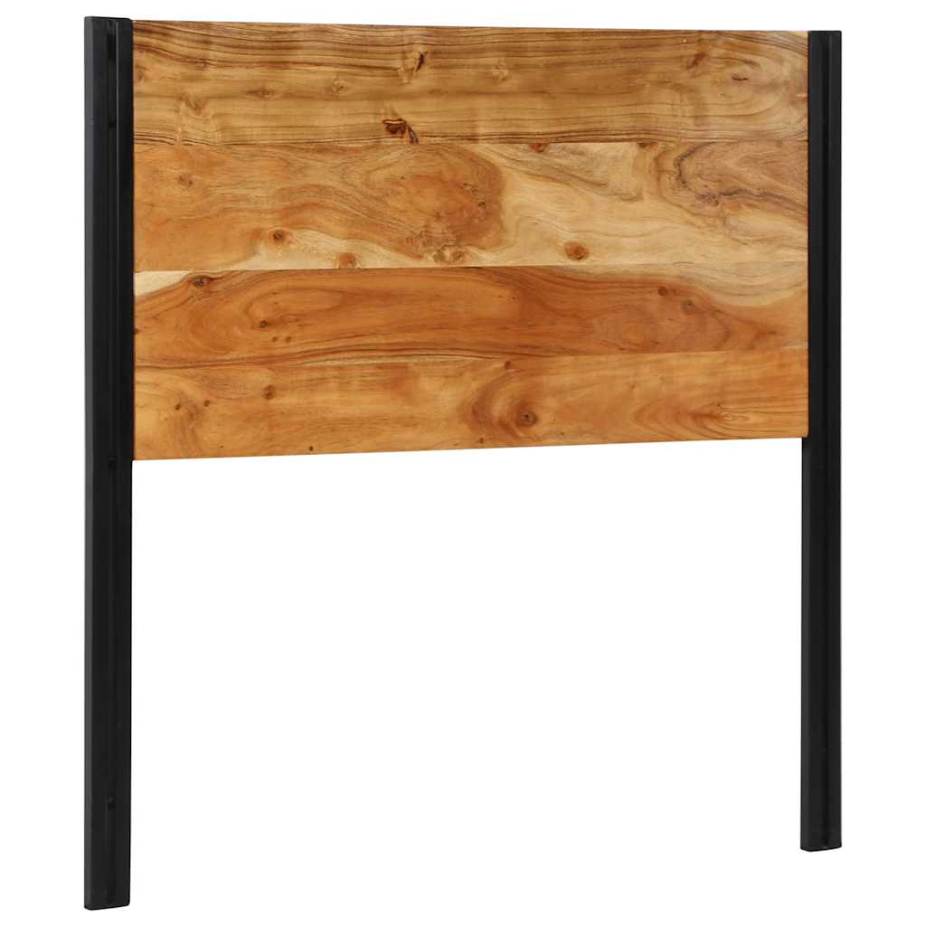 Testiera 100 cm in Legno Massello di Acacia e Ferro
