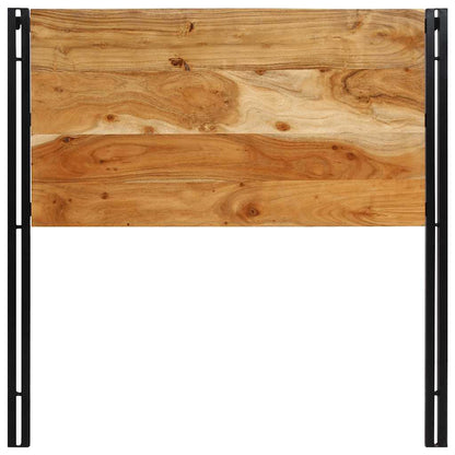 Testiera 100 cm in Legno Massello di Acacia e Ferro
