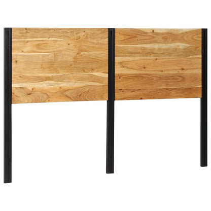 Testiera 160 cm in Legno Massello di Acacia e Ferro