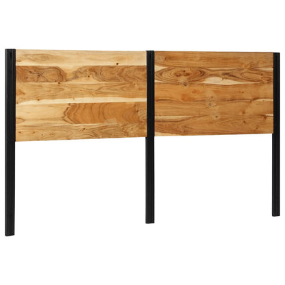 Testiera 180 cm in Legno Massello di Acacia e Ferro
