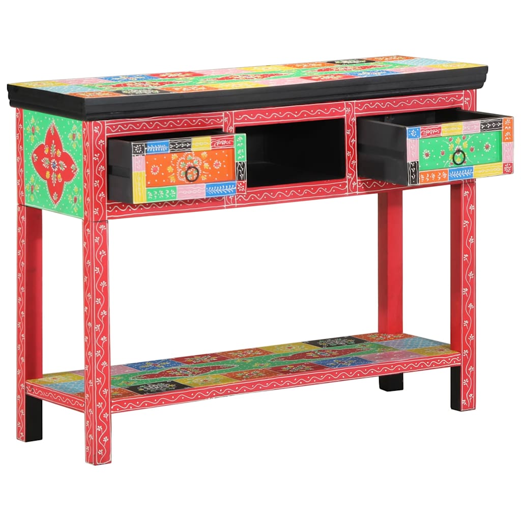 Tavolo consolle con cassetto Multicolore 100 x 30 x 77 cm