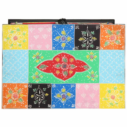 Tavolo consolle con lo scaffale Multicolore 50 x 30 x 70 cm
