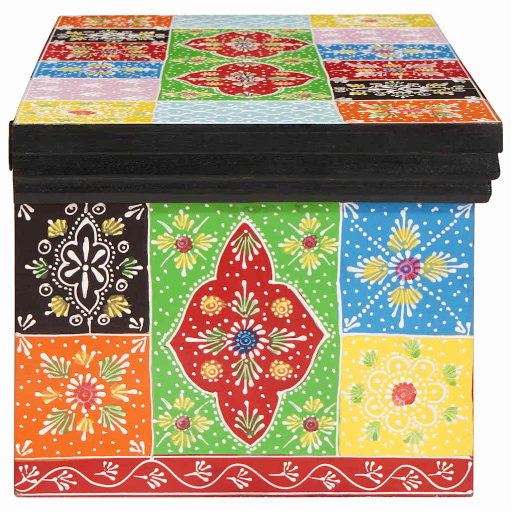 Mobile TV Multicolore 60 x 30 x 24 cm Legno massello di mango