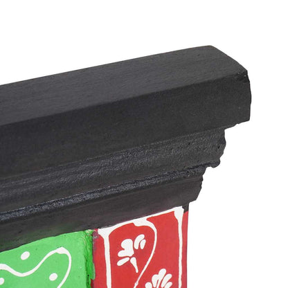 Appendiabiti Nero 80 x 25 x 2 cm Legno di mango massello
