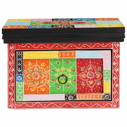 Armadio da Notte con cassetto Multicolore 40 x 30 x 28 cm