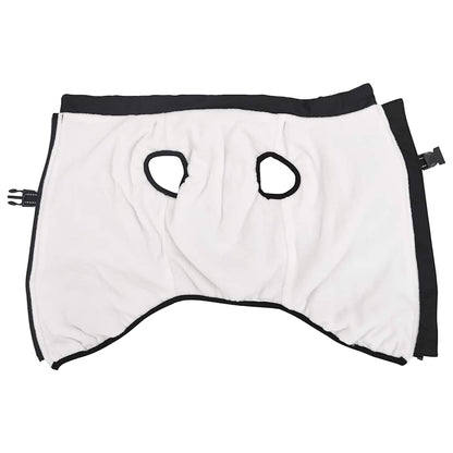 Cappotto Cani con Imbracatura Impermeabile Riflettente Nero L48