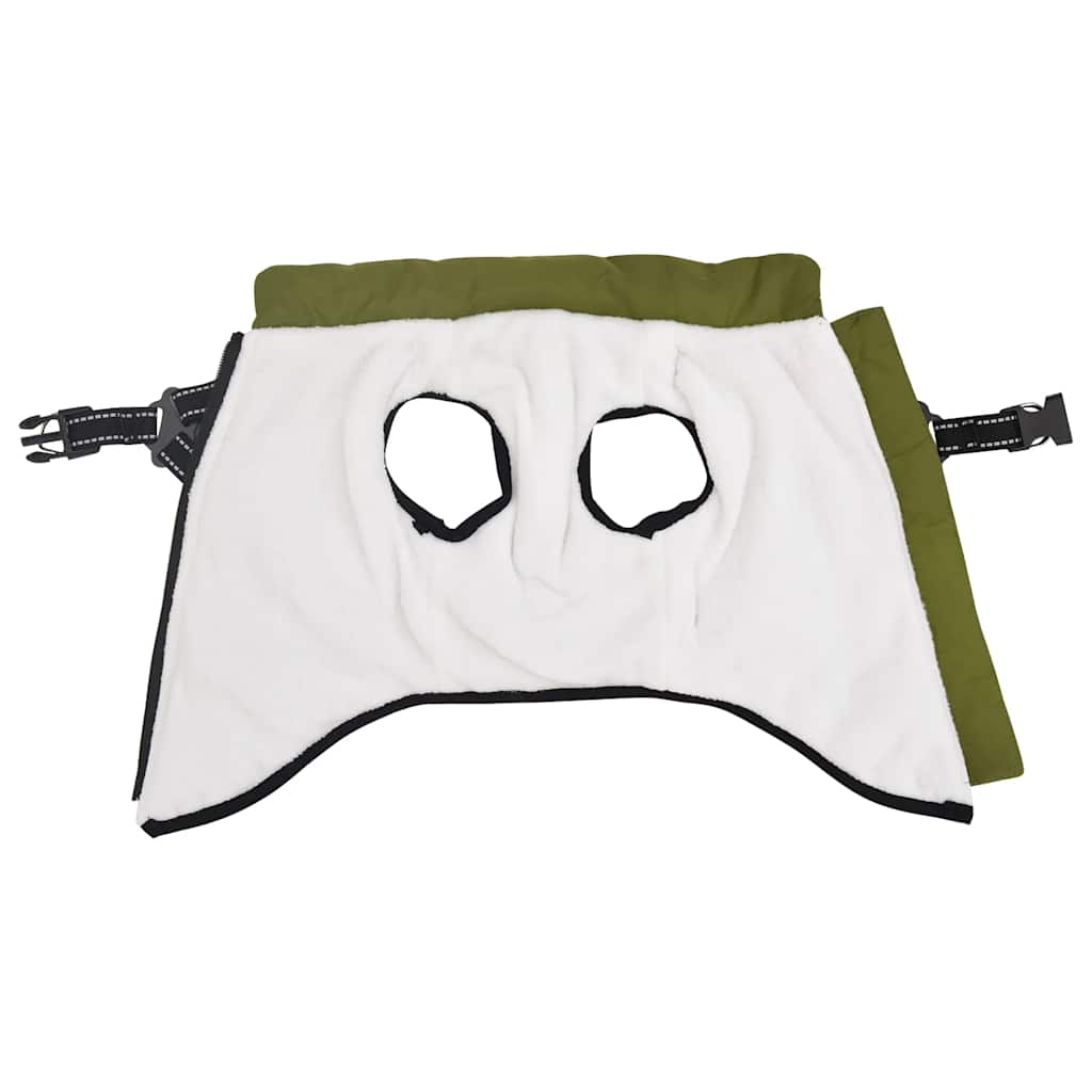 Cappotto Cani Imbracatura Impermeabile Riflettente Verde L40