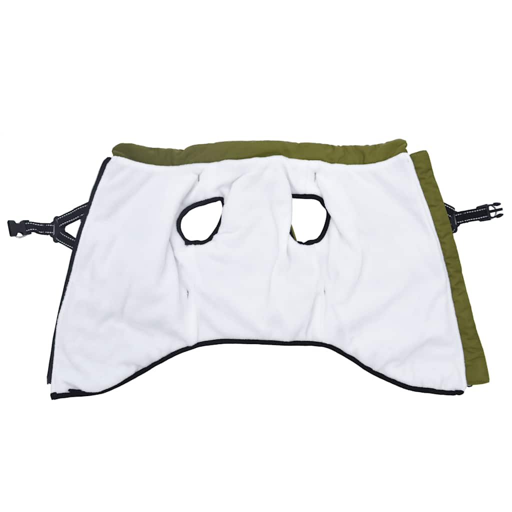 Cappotto Cani Imbracatura Impermeabile Riflettente Verde L48