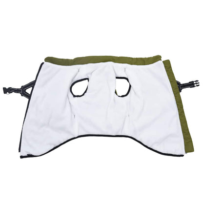 Cappotto Cani Imbracatura Impermeabile Riflettente Verde L48