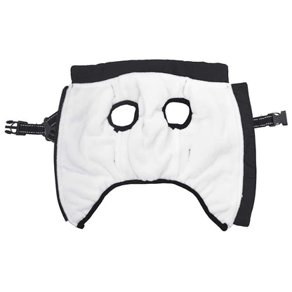 Cappotto Cani con Imbracatura Impermeabile Riflettente Nero L24