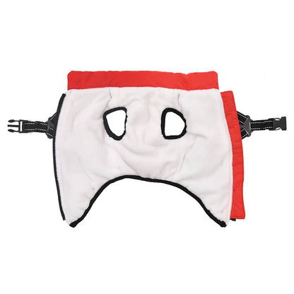 Cappotto Cani Imbracatura Impermeabile Riflettente Rosso L32