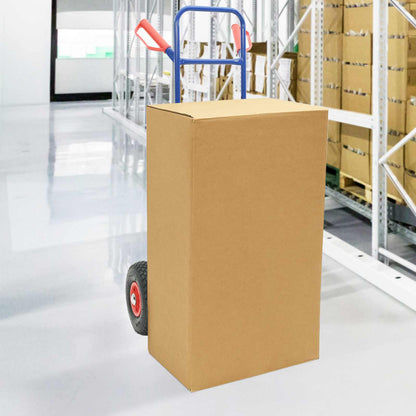 Carrello Pieghevole Estensibile Blu e Rosso 49,5 x 53 x 114 cm