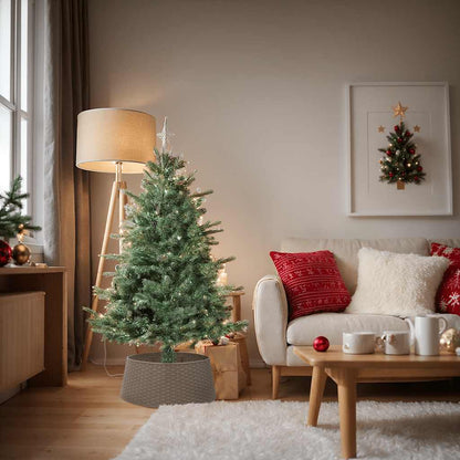 Gonna per Albero di Natale Marrone Ã˜65x23 cm in Plastica