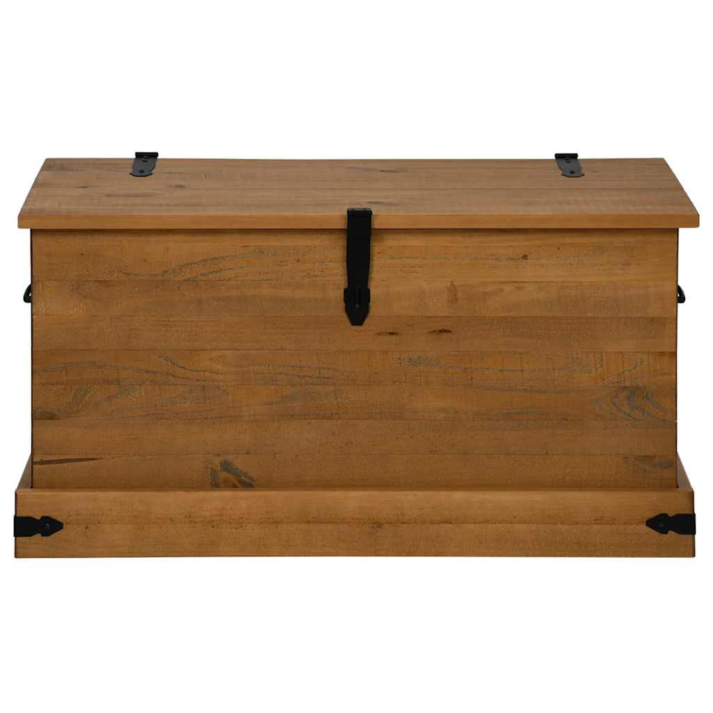 Cassapanca HALDEN 91x48x47 cm in Legno Massello di Pino
