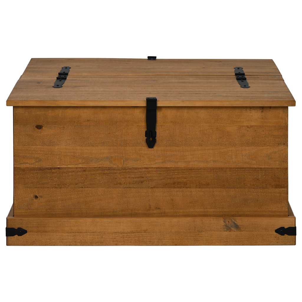 Cassapanca HALDEN 91x91x47 cm in Legno Massello di Pino