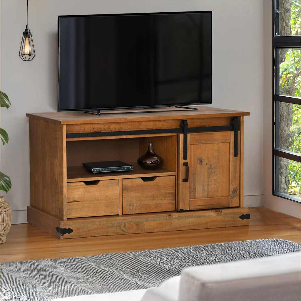 Mobile Porta TV HALDEN con Anta Scorrevole 110x40x60 cm