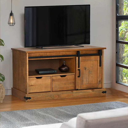 Mobile Porta TV HALDEN con Anta Scorrevole 110x40x60 cm