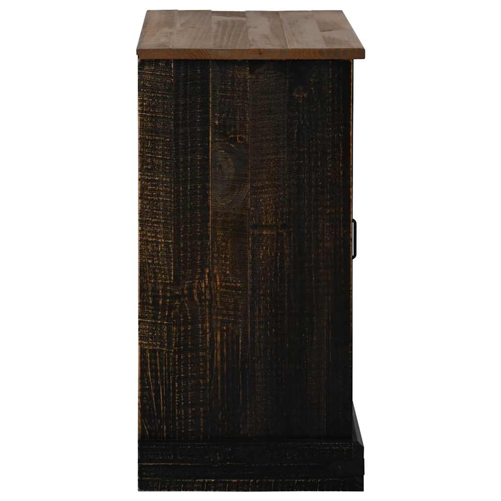 Credenza HALDEN con Anta Scorrevole 80x40x80 cm Legno Massello