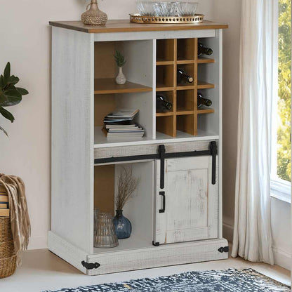 Cantinetta per Vini HALDEN con Portabottiglie&Porta Scorrevole
