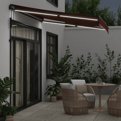 Tenda da Sole Retrattile Automatica con LED BordÃƒÂ² 300x250 cm