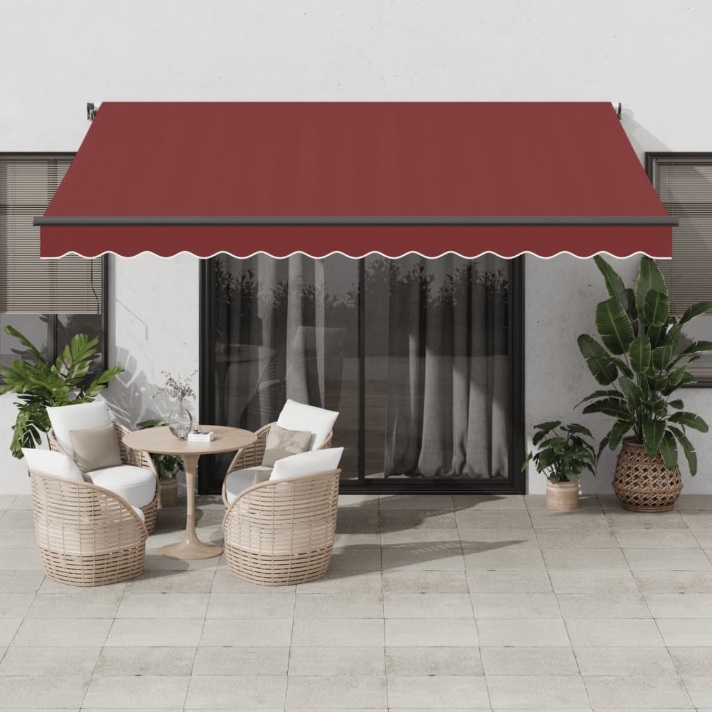 Tenda da Sole Retrattile Automatica con LED BordÃƒÂ² 400x300 cm