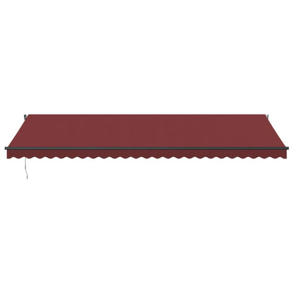 Tenda da Sole Retrattile Automatica con LED BordÃ² 600x300 cm