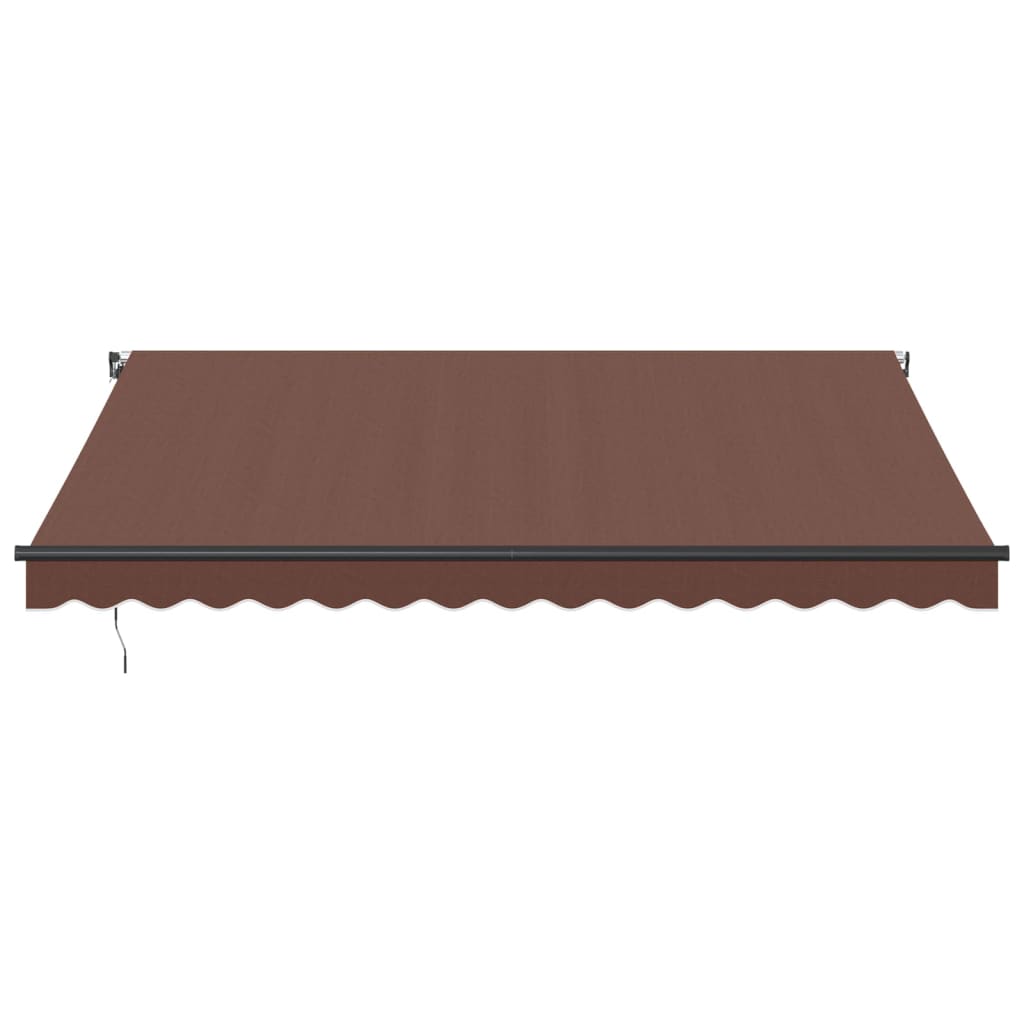 Tenda Sole Retrattile Manuale 400x300 cm Marrone