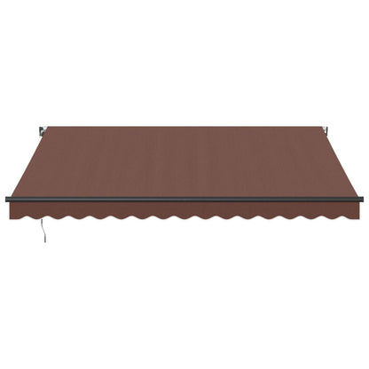Tenda Sole Retrattile Manuale 400x300 cm Marrone