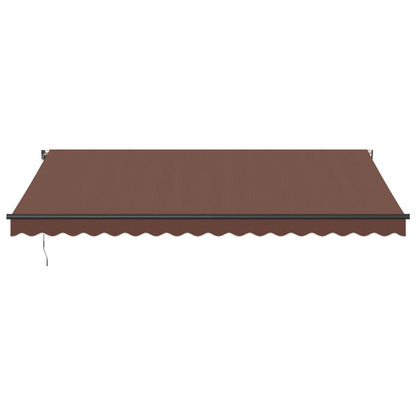 Tenda da Sole Retrattile Automatica Marrone 450x300 cm