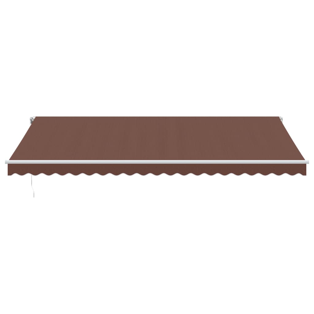 Tenda da Sole Retrattile Automatica Marrone 500x300 cm