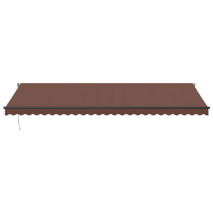 Tenda Retrattile Manuale 600x300 cm Marrone