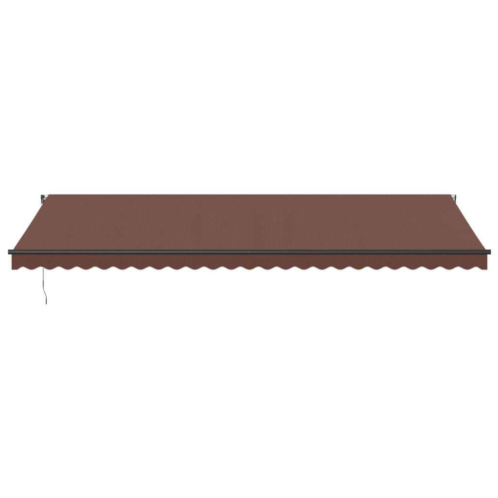 Tenda da Sole Retrattile Automatica Marrone 600x300 cm