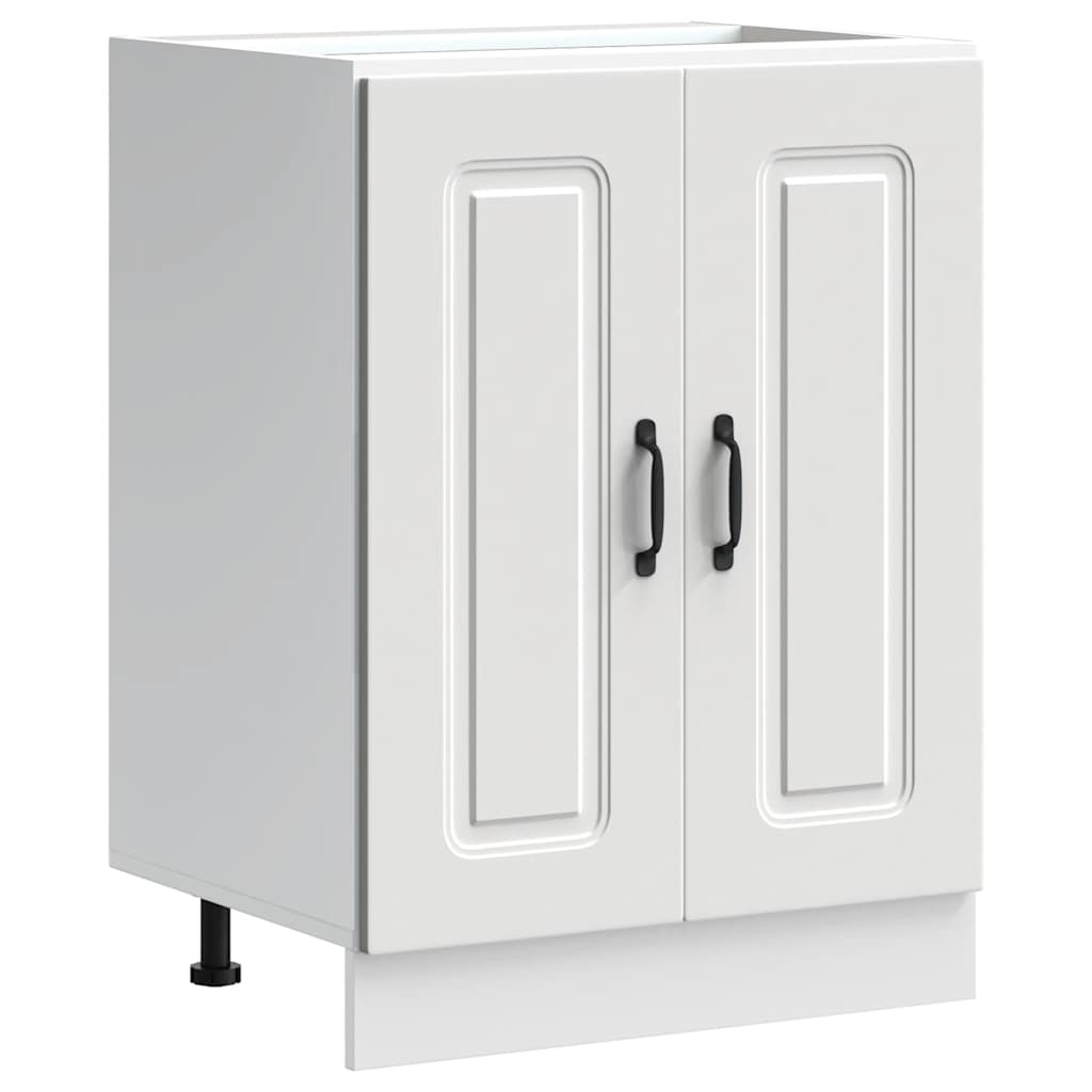 Mobile base lavello Kalmar Bianco 60x46x81,5 cm in Truciolato