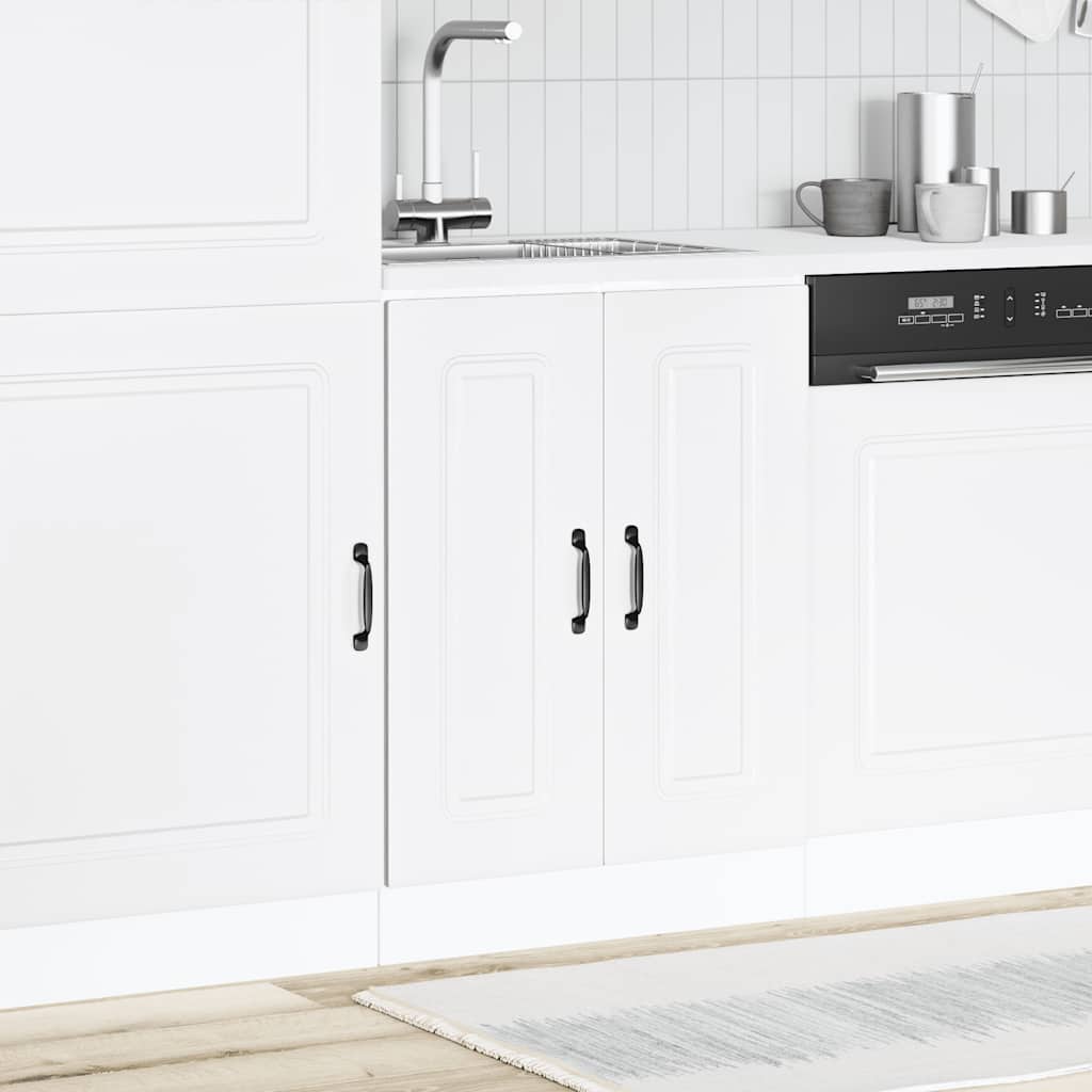 Mobile base lavello Kalmar Bianco 60x46x81,5 cm in Truciolato