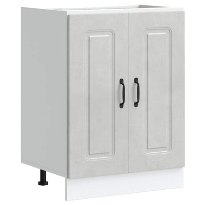 Mobile base lavello Kalmar Grigio Cemento 60x46x81,5 cm