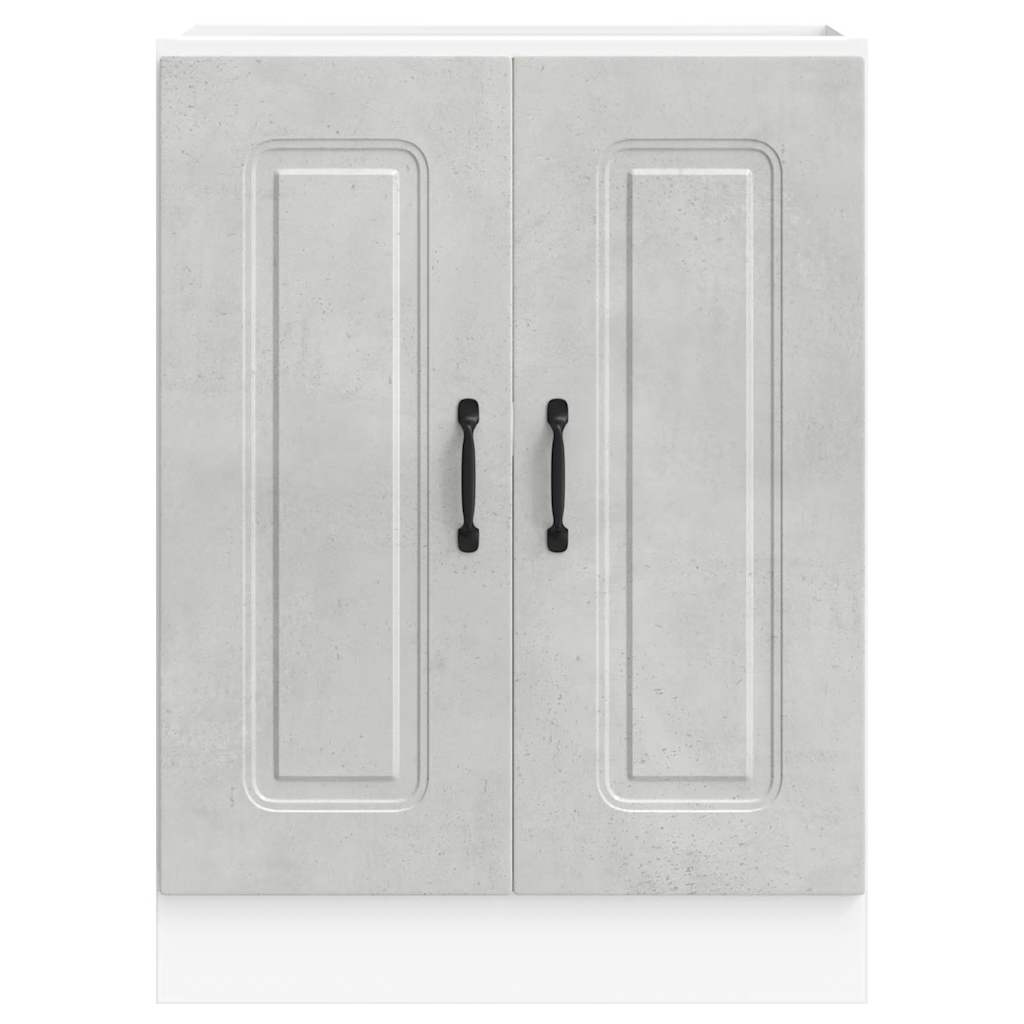 Mobile base lavello Kalmar Grigio Cemento 60x46x81,5 cm
