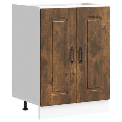 Mobile base lavello Kalmar Rovere Fumo 60x46x81,5 cm Truciolato