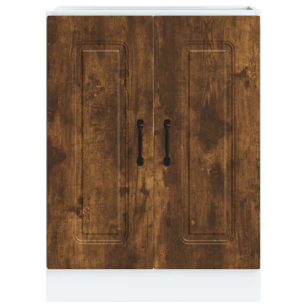 Mobile base lavello Kalmar Rovere Fumo 60x46x81,5 cm Truciolato