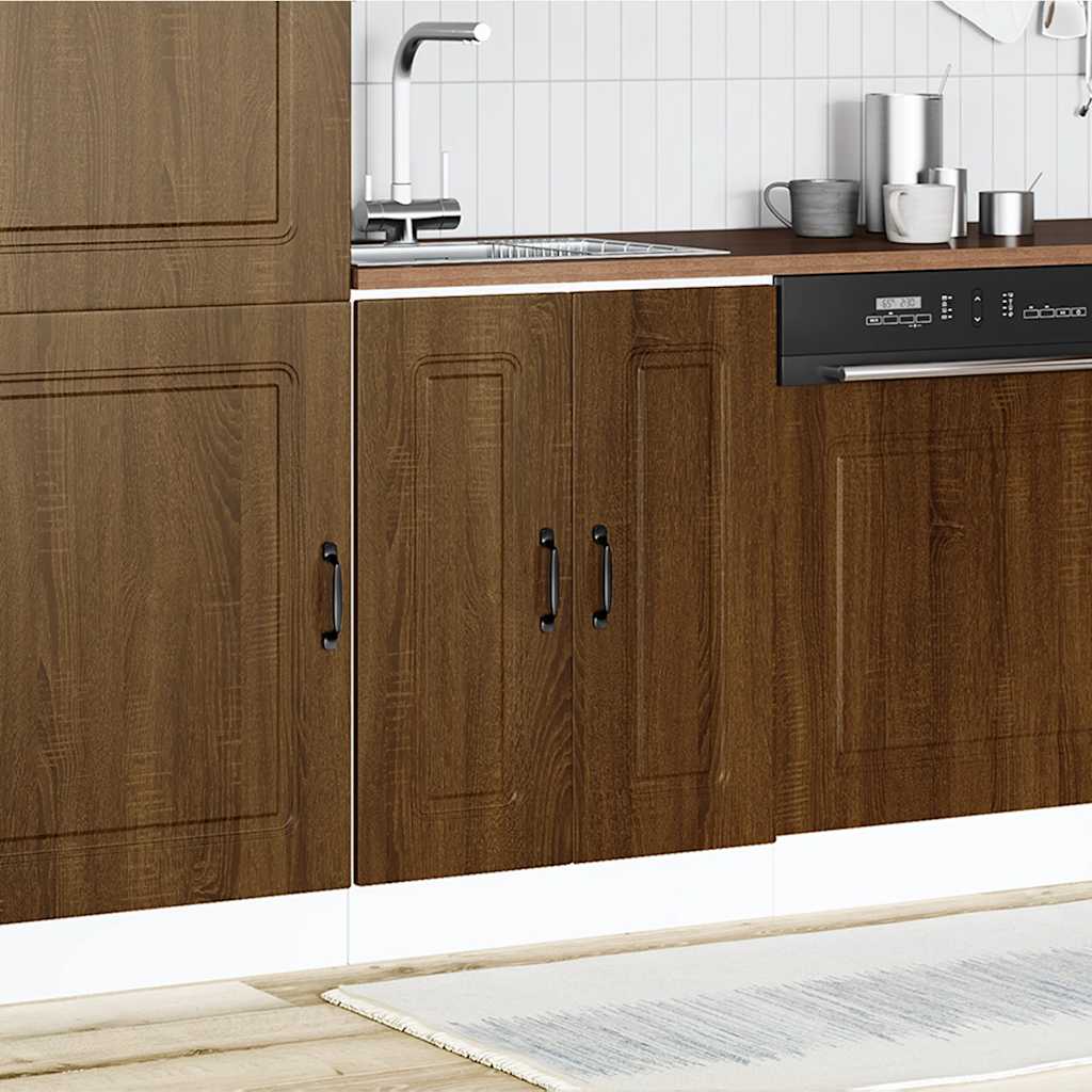 Mobile base lavello Kalmar Rovere Marrone 60x46x81,5 cm