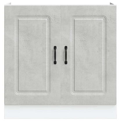 Mobile base lavello Kalmar Grigio Cemento 80x46x81,5 cm