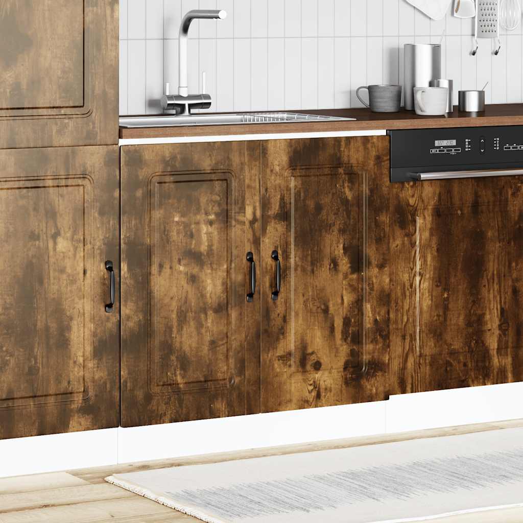 Mobile base lavello Kalmar Rovere Fumo 80x46x81,5 cm Truciolato