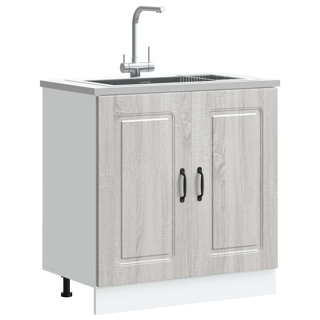 Mobile base lavello Kalmar Grigio Sonoma 80x46x81,5 cm