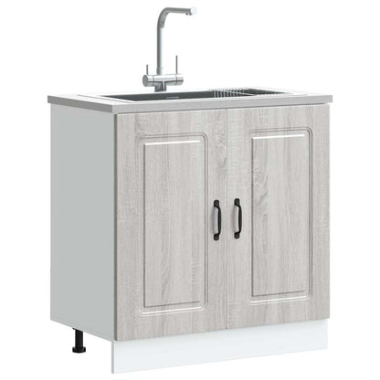 Mobile base lavello Kalmar Grigio Sonoma 80x46x81,5 cm