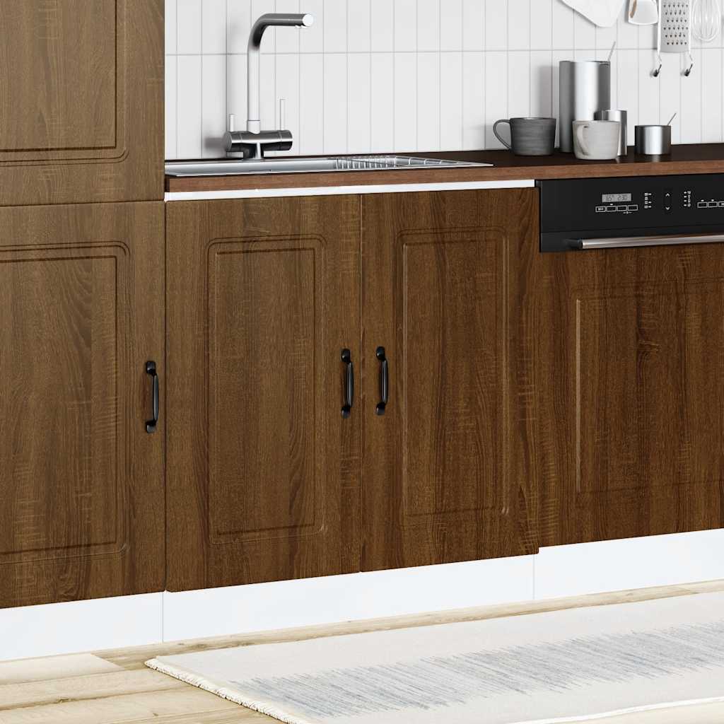 Mobile base lavello Kalmar Rovere Marrone 80x46x81,5 cm