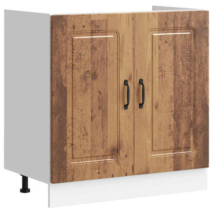 Mobile base lavello Kalmar Legno Vecchio 80x46x81,5 cm