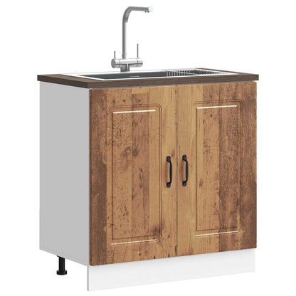 Mobile base lavello Kalmar Legno Vecchio 80x46x81,5 cm