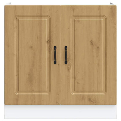 Mobile base lavello Kalmar Rovere Artigianale 80x46x81,5 cm