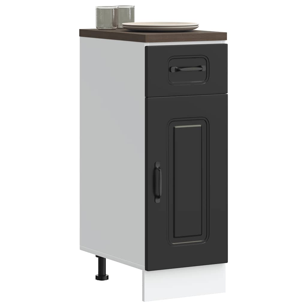 Base da Cucina Kalmar Nero in Legno Multistrato