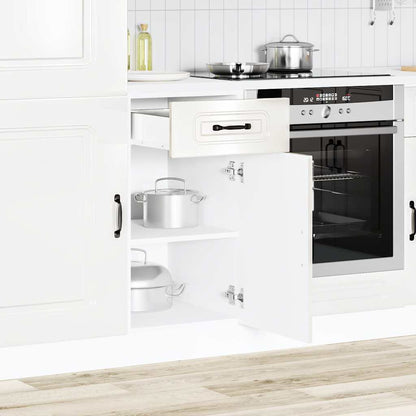 Base da Cucina Kalmar Bianco Lucido in Legno Multistrato