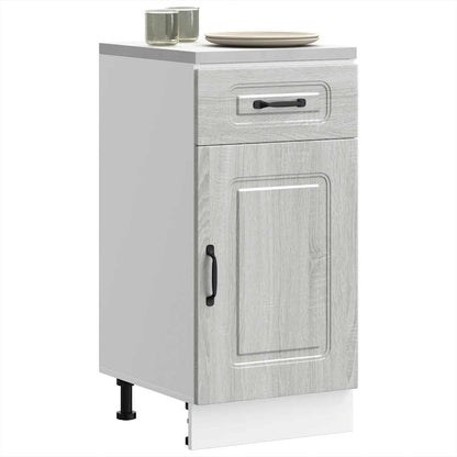 Base da Cucina Kalmar Grigio Sonoma in Legno Multistrato